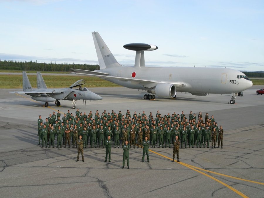 E-767 F-15 at Eilson AK