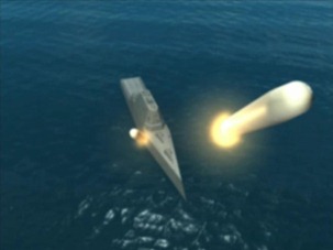 Cruise missiles reach ballistic speeds in their trajectory to mid-course following vertical launch from the DDG 1000 destroyer.
